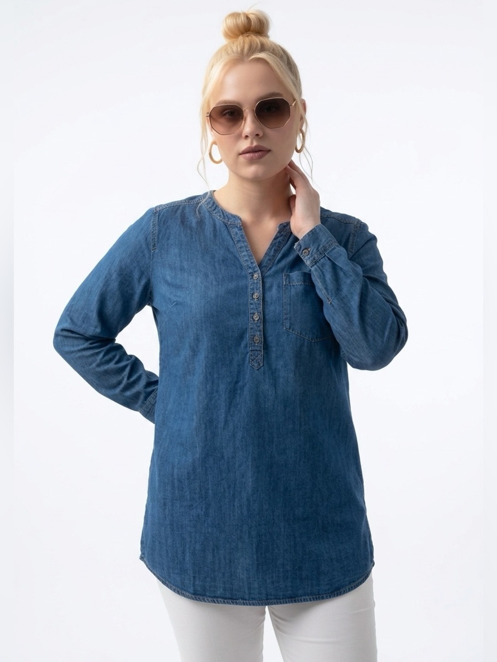 ✌️4 for $20✌️ 100% cotton denim shirt dress